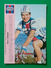Cyclisme carte cycliste pierre - carte,