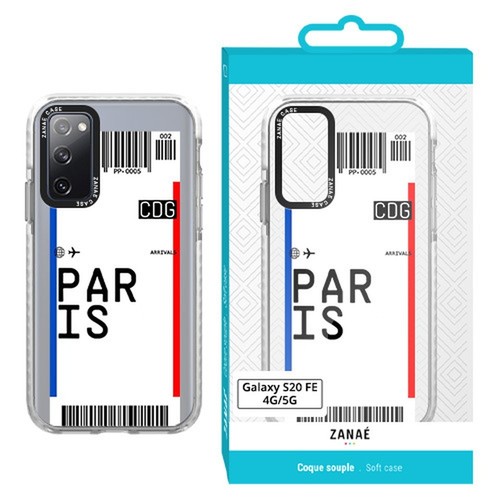 Coque billet avion paris - coque,