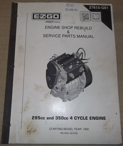 Ezgo 295cc 350cc cycle - ezgo,
