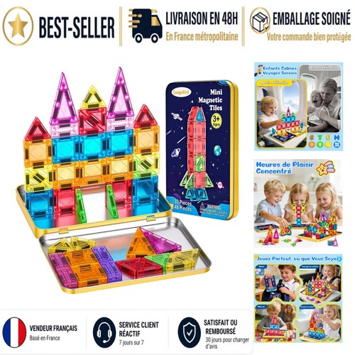 Mini blocs magnétiques - mini, 48