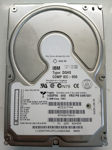 Ibm ultrastar 59h7001 dghs - ibm,