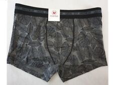 U ESSENTIEL BOXER HOMME PLUSIEURS TAILLES COULEUR GRIS MOTIF FEUILLAGE