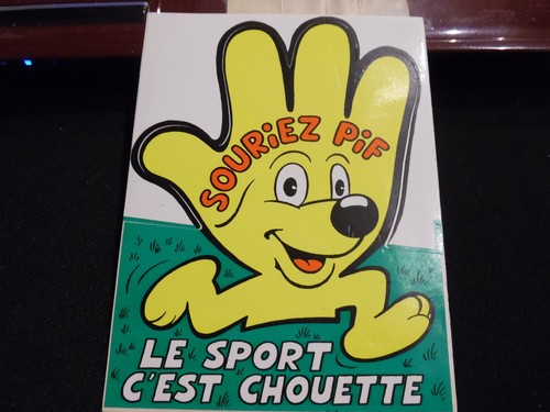 Autocollant souriez pif - autocollant,