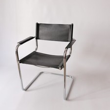 chaise fauteuil Marcel Breuer 1960 en cuir vintage