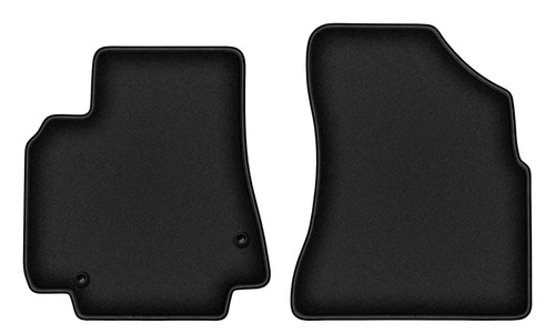 Tapis avant velours noirs