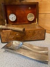 Cendrier à cigares, en métal argenté Ercuis, Kallisté