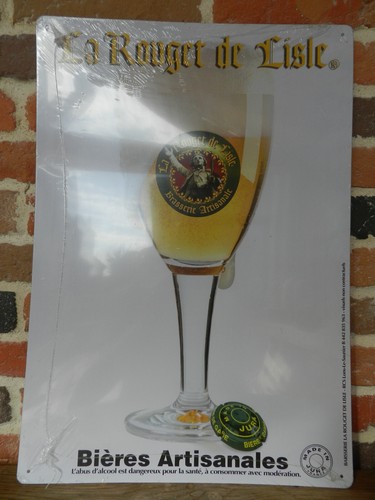 Plaque tôle publicitaire - ,