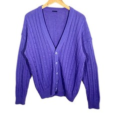 Pull Cardigan Maille Torsadée