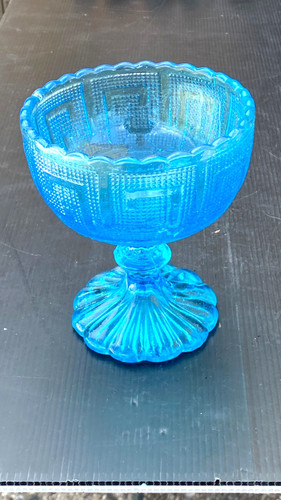 Ancienne coupe verre moule - , en