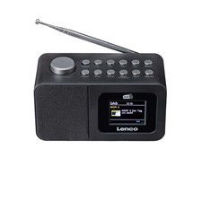 Lenco Radio-Réveil Bluetooth/DAB+/FM Modèle CR-625 avec Écran LCD et Antenne