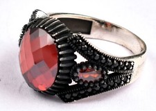 Bague ancienne argent - bague, en