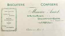 facture ancienne vierge biscuiterie chalons sur marne