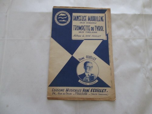 Ancienne partition danseuse - ancienne,