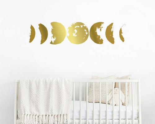 Moon phases wall decal - wall,