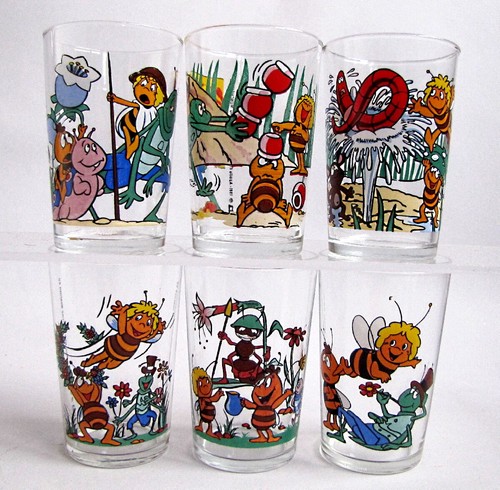 Maya abeille 1981 verre - l'abeille,