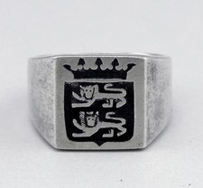 Vintage Bague Chevalière en