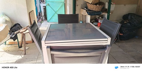 Ensemble jardin table