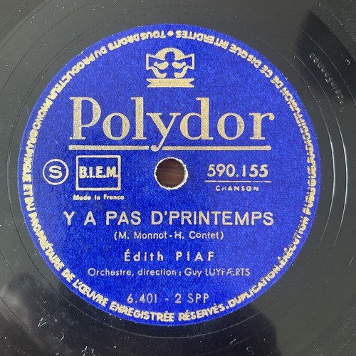 Rpm edith piaf a pas - edith,