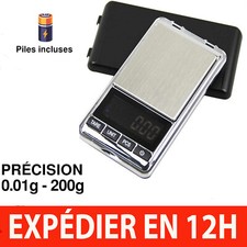 Balance De Précision Portable De Poche Electronique 0.01g A 200g Cuisine Bijoux