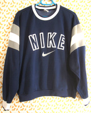 Sweat Nike Sportswear marine années 90'S vintage Shirt tracksuit oldschool - M