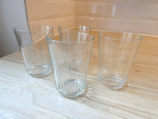 Lot de 4 verres à eau ancien Vintage. Bistrot
