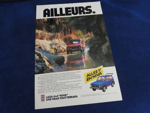 Publicité automobile lada - publicité,