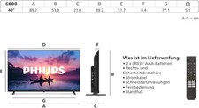 Philips 24PHS6000 HD LED Smart TV - 24 Pouces D'Écran Avec Pixel Plus