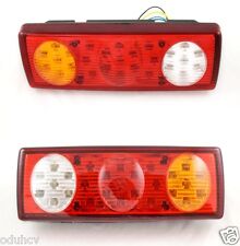2x LED Feu Arrière 24V Camion Remorque Benne Châssis pour Iveco DAF Scania Man