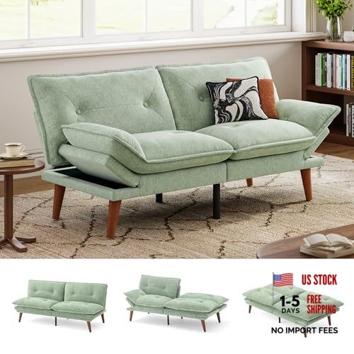 Futon sofa bed - sofa, 70"