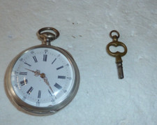 montre à gousset à clé en