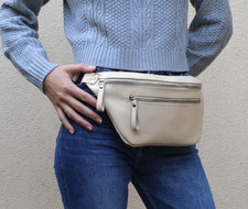 Sac banane pour femme en cuir de qualité, sac ceinture Dizzy pratique et chic