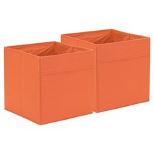 2Pcs Boîtes Rangement Tissu