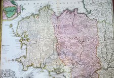 CARTE ANCIENNE  COULEURS
