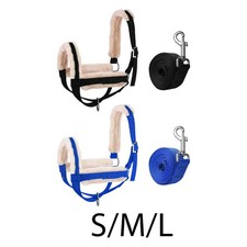 Licol pour vache avec corde de maintien pour bovins et veaux, ânes, moutons