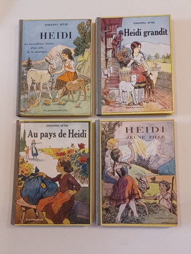 Lot tomes heidi de - 4, "heidi"