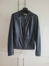 BLOUSON EN CUIR HOMME NOIR
