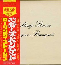 ROLLING STONES "BEGGARS BANQUET" ORIG JP 1968 FLEXI/OBI EX+
