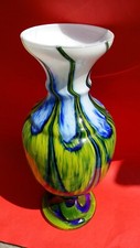 Grand vase en verre opalin par Carlo Moretti  Année 70