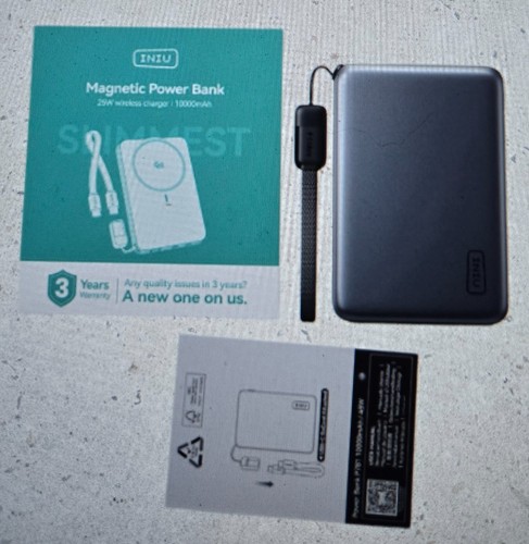 Iniu power bank magsafe - bank, 25w