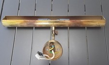 Ancienne applique murale vintage pour tableau en laiton  40 cm diamètre 4,5 cm