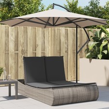 Chaise longue double avec