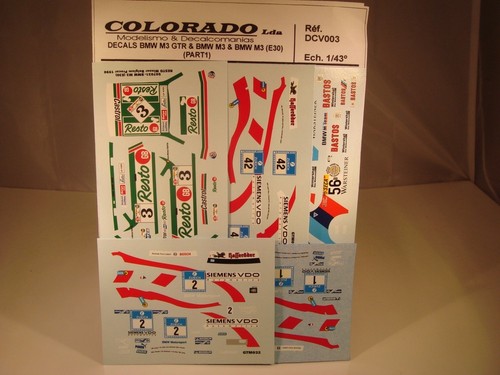 Decals bmw gtr m3 - m3,