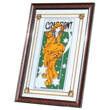 Miroir mural sérigraphié