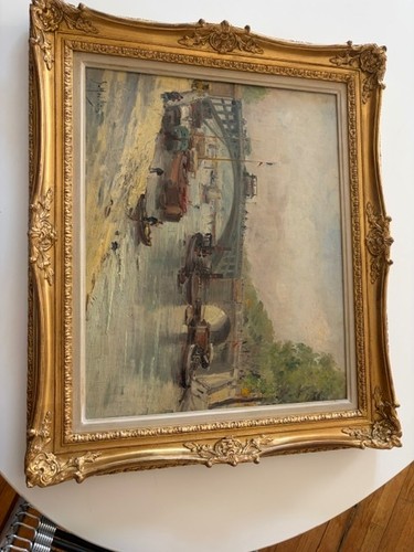 Tableau ancien huile - tableau,