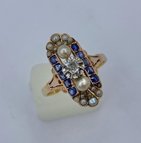 Ancien mine diamant saphir - ancien,