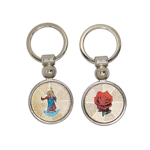 Porte cle saint christophe - christophe,