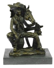 Bronze Cowboy Sculpture Fisher