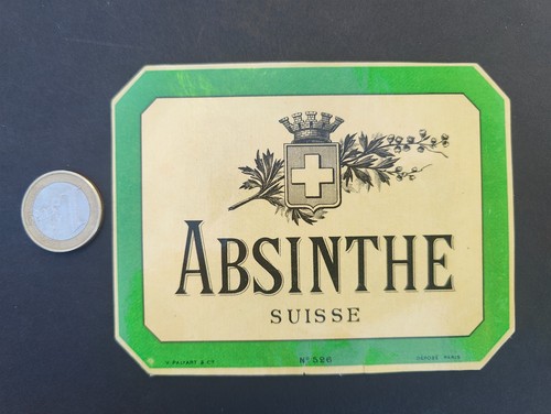 Ancienne étiquette absinthe - étiquette,
