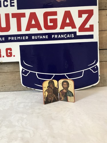 Icône bois religieuse - icône, en