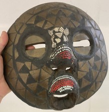 Yoruba Nigeria Lubo Masque Africain Ancien Objet Ethnique Primitif